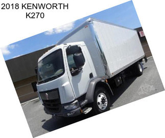 2018 KENWORTH K270