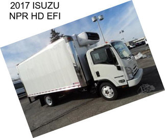 2017 ISUZU NPR HD EFI