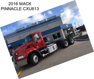 2016 MACK PINNACLE CXU613