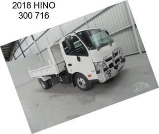 2018 HINO 300 716