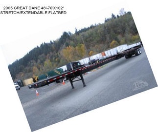2005 GREAT DANE 48\'-76\'X102\' STRETCH/EXTENDABLE FLATBED