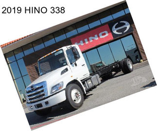 2019 HINO 338