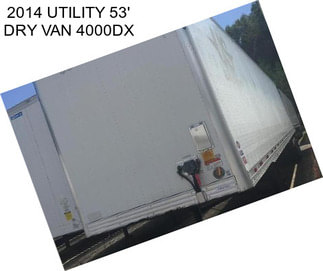 2014 UTILITY 53\' DRY VAN 4000DX