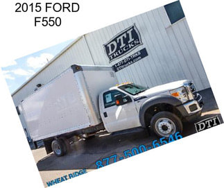 2015 FORD F550