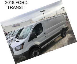 2018 FORD TRANSIT