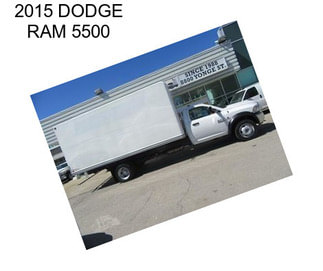 2015 DODGE RAM 5500