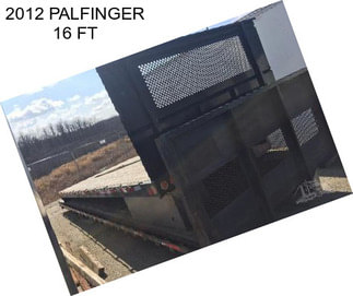 2012 PALFINGER 16 FT