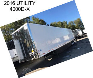 2016 UTILITY 4000D-X