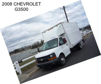 2008 CHEVROLET G3500