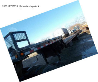 2000 LEDWELL Hydraulic step deck