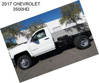 2017 CHEVROLET 3500HD