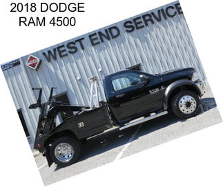 2018 DODGE RAM 4500