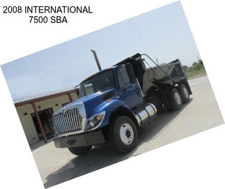 2008 INTERNATIONAL 7500 SBA