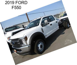 2019 FORD F550