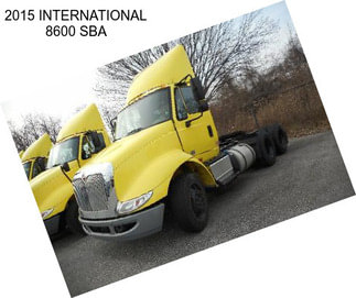 2015 INTERNATIONAL 8600 SBA