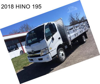 2018 HINO 195