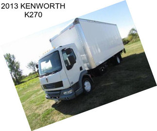 2013 KENWORTH K270