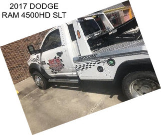 2017 DODGE RAM 4500HD SLT