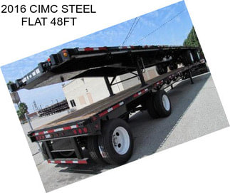 2016 CIMC STEEL FLAT 48FT