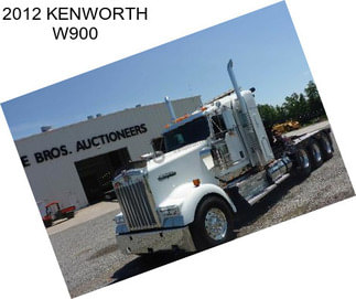 2012 KENWORTH W900