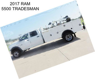 2017 RAM 5500 TRADESMAN