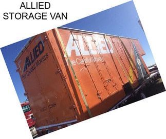 ALLIED STORAGE VAN