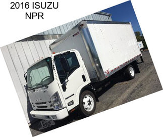 2016 ISUZU NPR