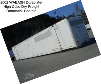 2002 WABASH Duraplate- High Cube Dry Freight Domestic- Contain