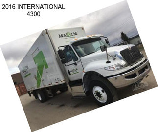 2016 INTERNATIONAL 4300