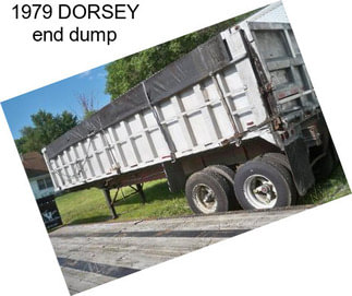 1979 DORSEY end dump