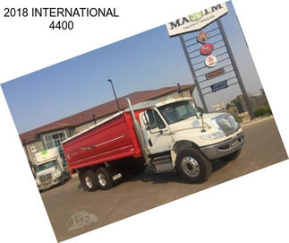 2018 INTERNATIONAL 4400