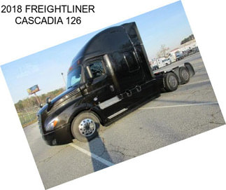 2018 FREIGHTLINER CASCADIA 126