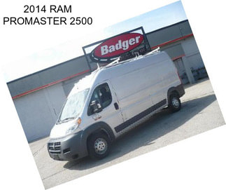 2014 RAM PROMASTER 2500