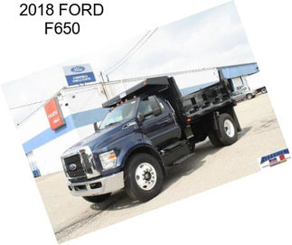 2018 FORD F650