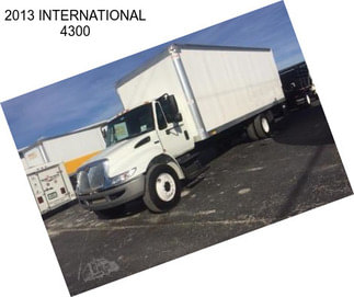 2013 INTERNATIONAL 4300