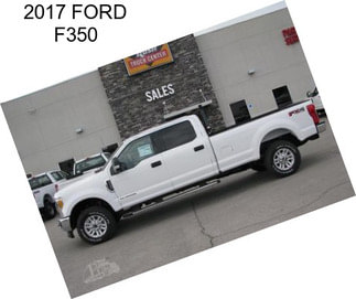 2017 FORD F350