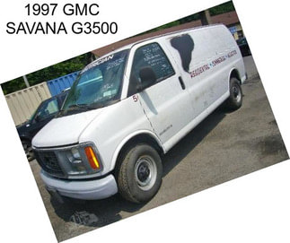 1997 GMC SAVANA G3500