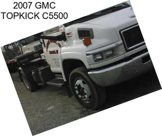 2007 GMC TOPKICK C5500