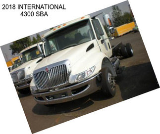 2018 INTERNATIONAL 4300 SBA