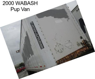 2000 WABASH Pup Van