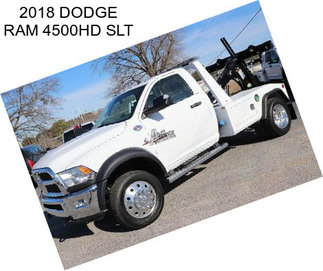 2018 DODGE RAM 4500HD SLT