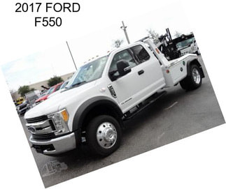 2017 FORD F550