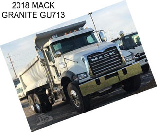 2018 MACK GRANITE GU713