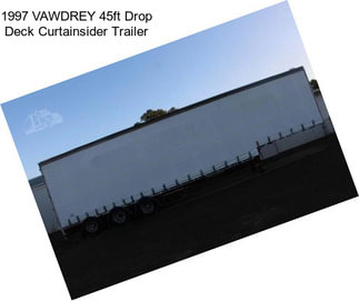 1997 VAWDREY 45ft Drop Deck Curtainsider Trailer