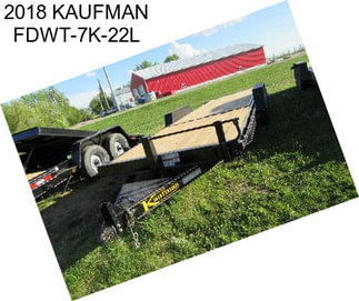 2018 KAUFMAN FDWT-7K-22L