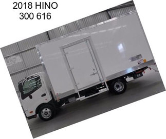 2018 HINO 300 616