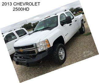 2013 CHEVROLET 2500HD