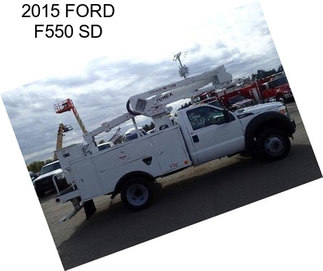 2015 FORD F550 SD