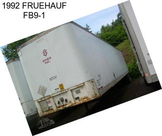 1992 FRUEHAUF FB9-1