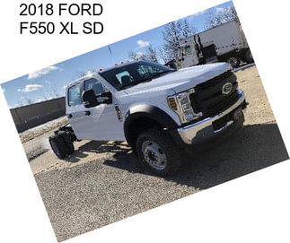 2018 FORD F550 XL SD